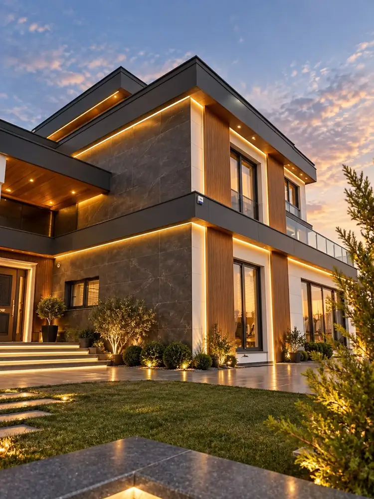 Villa Muka yakın cephe görünümü