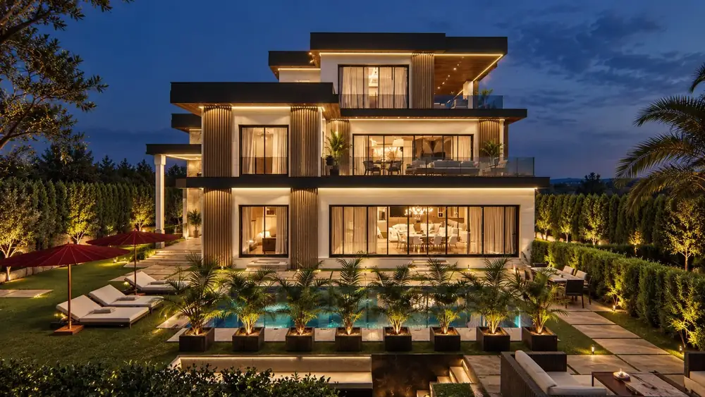 Villa Muka bahçe cephesi